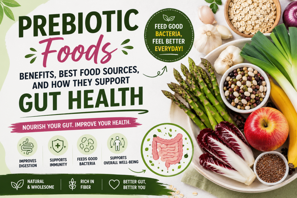 Best prebiotic foods for gut health